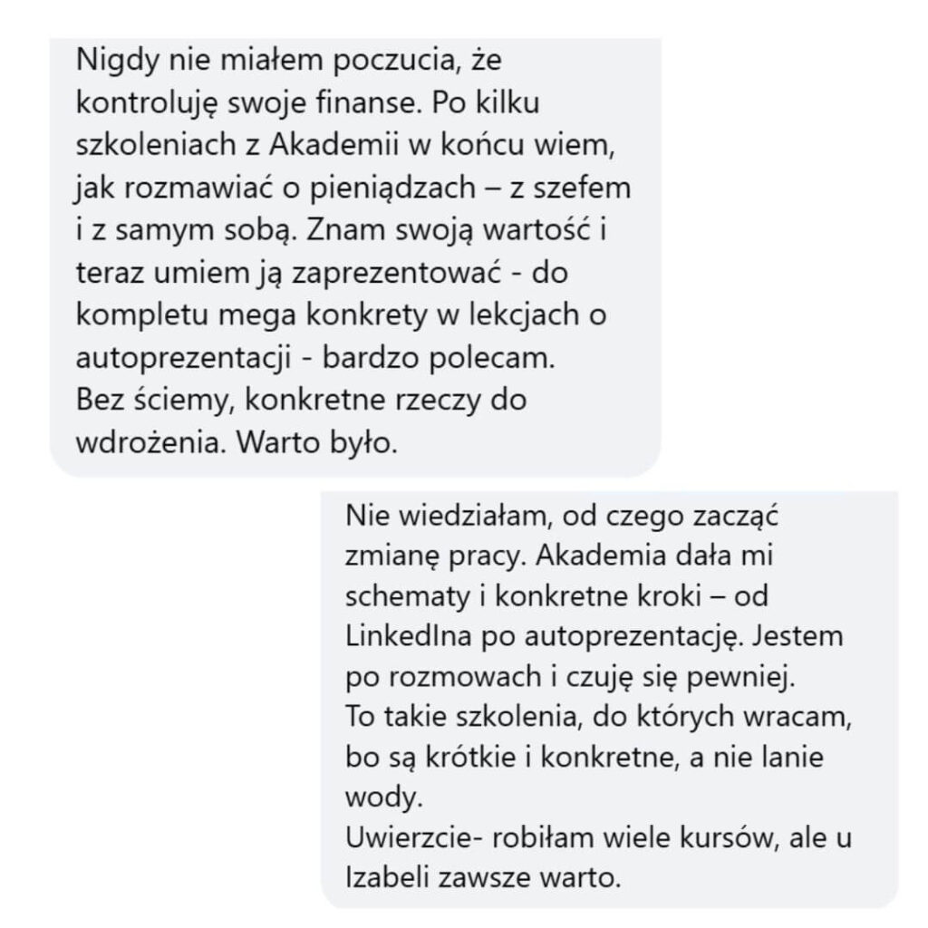 Izabela Wojtachnik coaching kariery